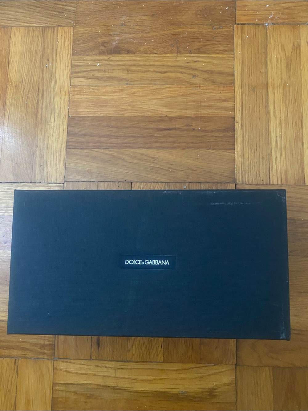 Dolce & Gabbana Black shoe Box with Center Logo